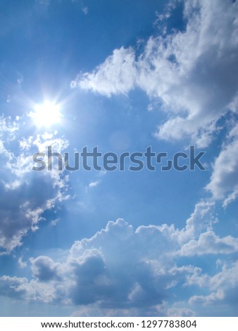 Similar – Image, Stock Photo Clouds Sky Environment