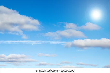 sun sky clouds
