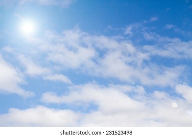 sun sky clouds
