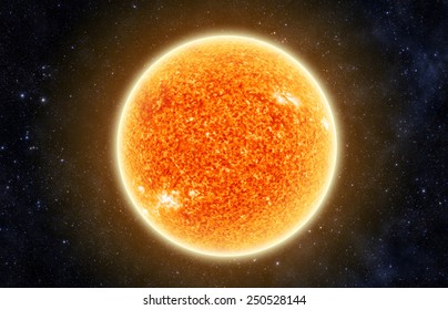 The Sun In Space - Elements Of This Image Furnished By Nasa