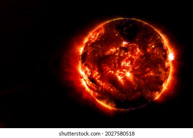 Sun space.Elements of this image were furnished by NASA. High quality photo