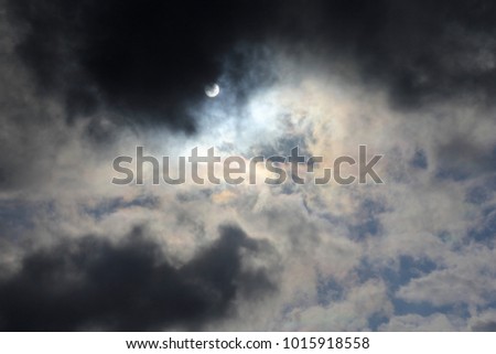 Similar – Image, Stock Photo Dark clouds are coming up … | Weltschmerz