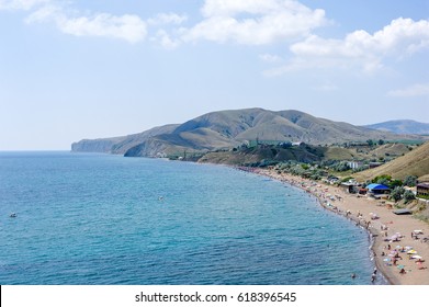 Sun Valley Beach In Crimea, Russia