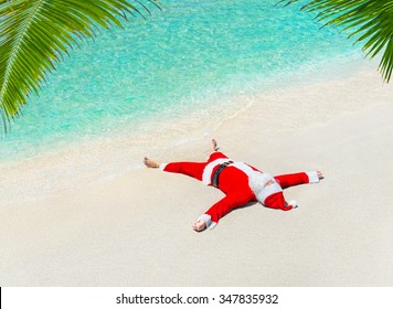 Santa Claus Beach Images, Stock Photos & Vectors | Shutterstock