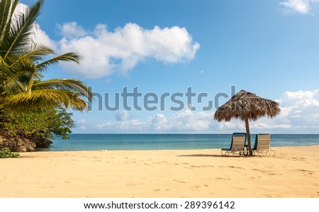 Similar – Image, Stock Photo sunbeds Relaxation Calm