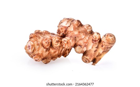 Sunchoke Isolated On The White Background.