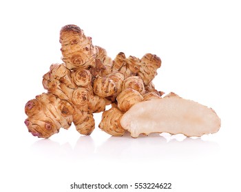 Sunchoke Isolated On White Background.