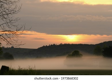 Sundawn At Pfinz Near Karlsruhe