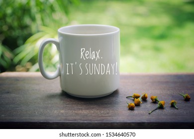 Sunday Mug Coffee Concept Morning White Stock Photo 1534640570 ...