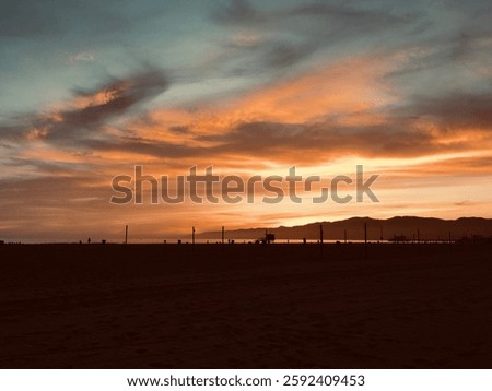 Sunfire At The Lifeguard Stand