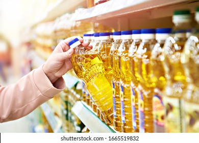 Sunflower Oil In The Store