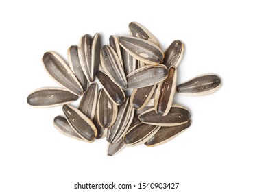 Sunflower Seeds From Above Stock Photo