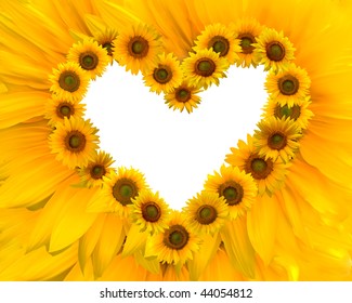 Free Free 268 Clipart Sunflower Heart SVG PNG EPS DXF File