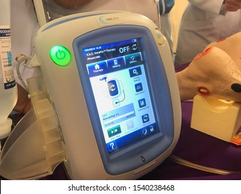 Sungai Buloh, Selangor- 24 October 2019.  Negative pressure wound therapy device by KCI model VAC from variant model.  
