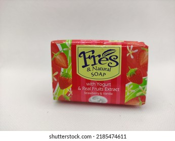 Sungailiat, Indonesia - July 31, 2022 : Bar Soap FRES