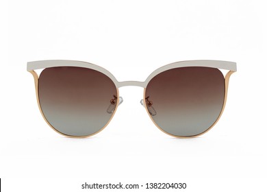 Sunglasses, front view isolated on white background