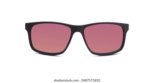 Sunglasses Isolated on White Background.