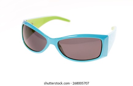 Sunglasses For Kids Isolated Over A White Background / Sunglasses