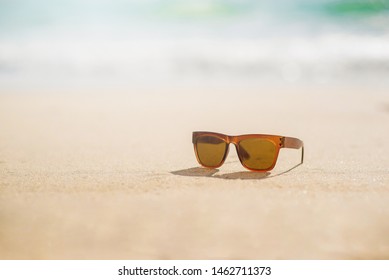 Sunglasses On The Beach In Summer