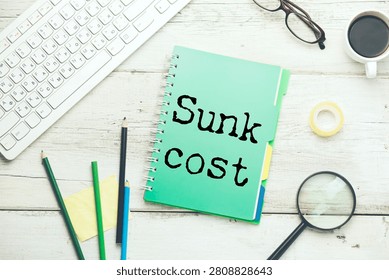 Sunk Cost is shown using a text