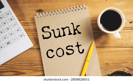 Sunk Cost is shown using a text