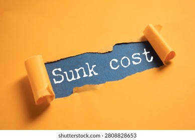 Sunk Cost is shown using a text