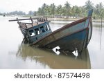 sunken ship