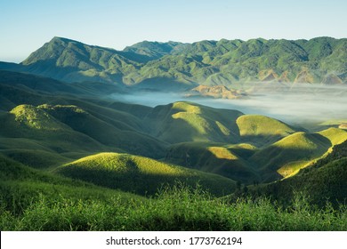 Sunkissed Dzukou Valley, Nagaland, India