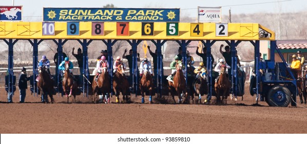 Horse Race Starting Gate Images Stock Photos Vectors Shutterstock