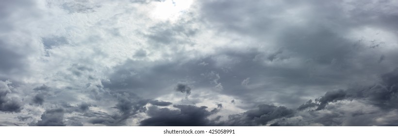 sunlight behind  storm clouds