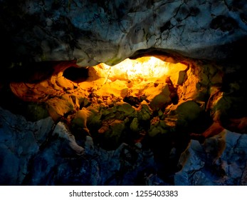 Sunlight in the cave