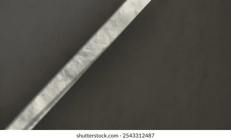 sunlight in a dark room creates perfect soft lighting on a plastered wall, minimalist dark background for product presentation with copy space - Powered by Shutterstock