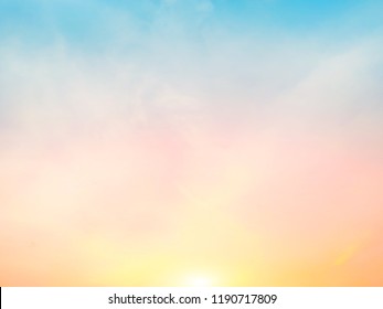 Sunlight And Early Morning  Sky  Background