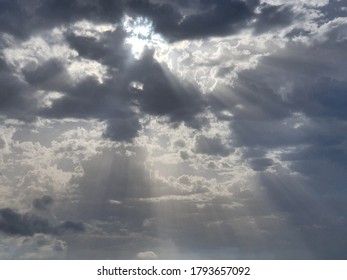 Sunlight going through the clouds