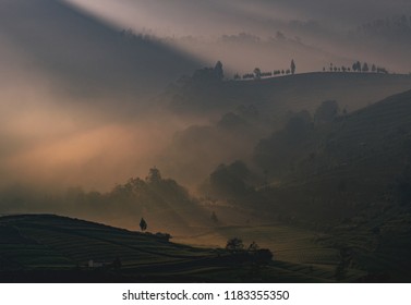 sunlight and hill 
