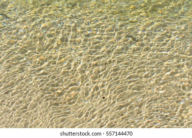sunlight making patterns on the ocean waves