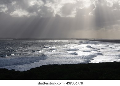 Sunlight on waves