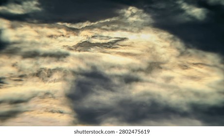 Sunlight Rays Breaking Through Clouds