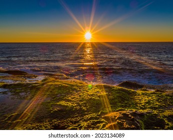 Sunlight Rays At Curl Curl Beach