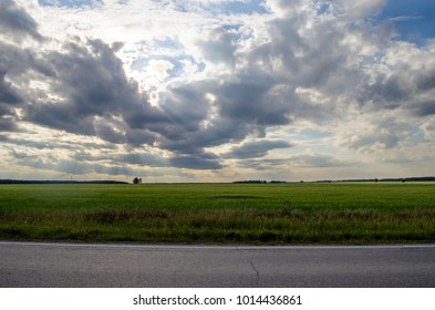 sunlight through the clouds