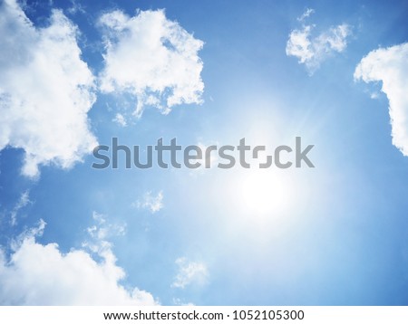 Sunlight through the clouds