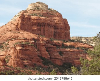 sunlit mountain formation in the west. grand canyon. sedona. painted desert - Powered by Shutterstock