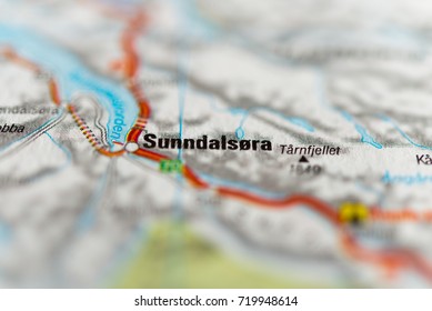 Sunndalsora on map.