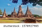 Sunny afternoon at Wat Chaiwatthanaram, Ayutthaya, Thailand