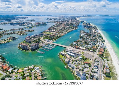 Sunny beach vista from St. Pete Beach, FL - Shutterstock ID 1953390397