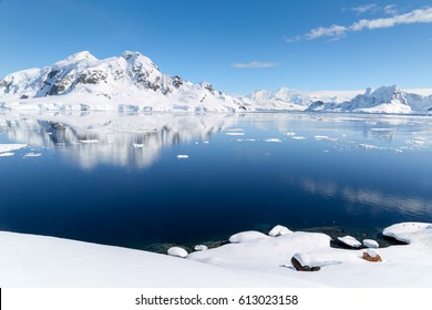 Sunny Day In Antartica