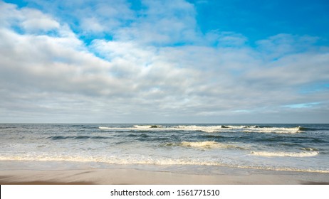 Sunny Day At Coast Guard Beach On Cape Cod - Panoramic Photo