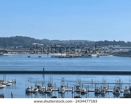 Sunny day at the docks, Yaquina Bay, Newport Oregon
