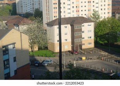 A Sunny Day In Glasgow City Centre Scotland On Spring 2018