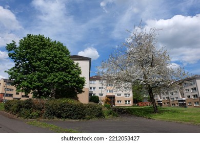 A Sunny Day In Glasgow City Centre Scotland On Spring 2018